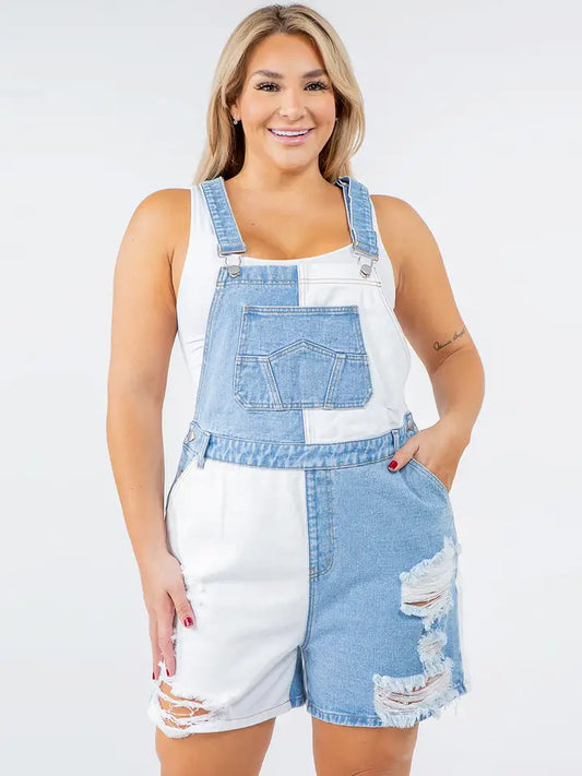 Charlie Panel Overall Shorts