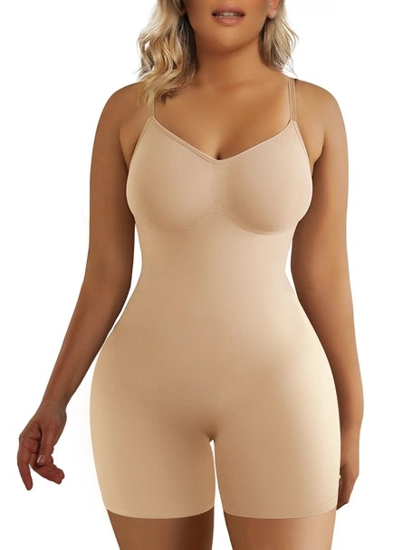 SHAPERX Seamless Full Body Tummy Control Bodysuit